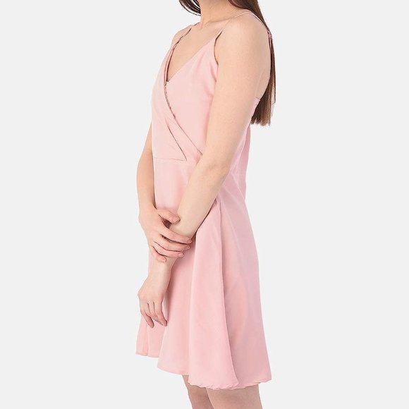 Istyle Can Dresses for Women V Neck Shoulder Strap Sleeveless Fit and Flare Mini - Picture 4 of 6